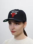 Бейсболка MITCHELL NESS арт. HHSSINTL102-CBUYYPPPBLCK Chicago Bulls NBA (черный)